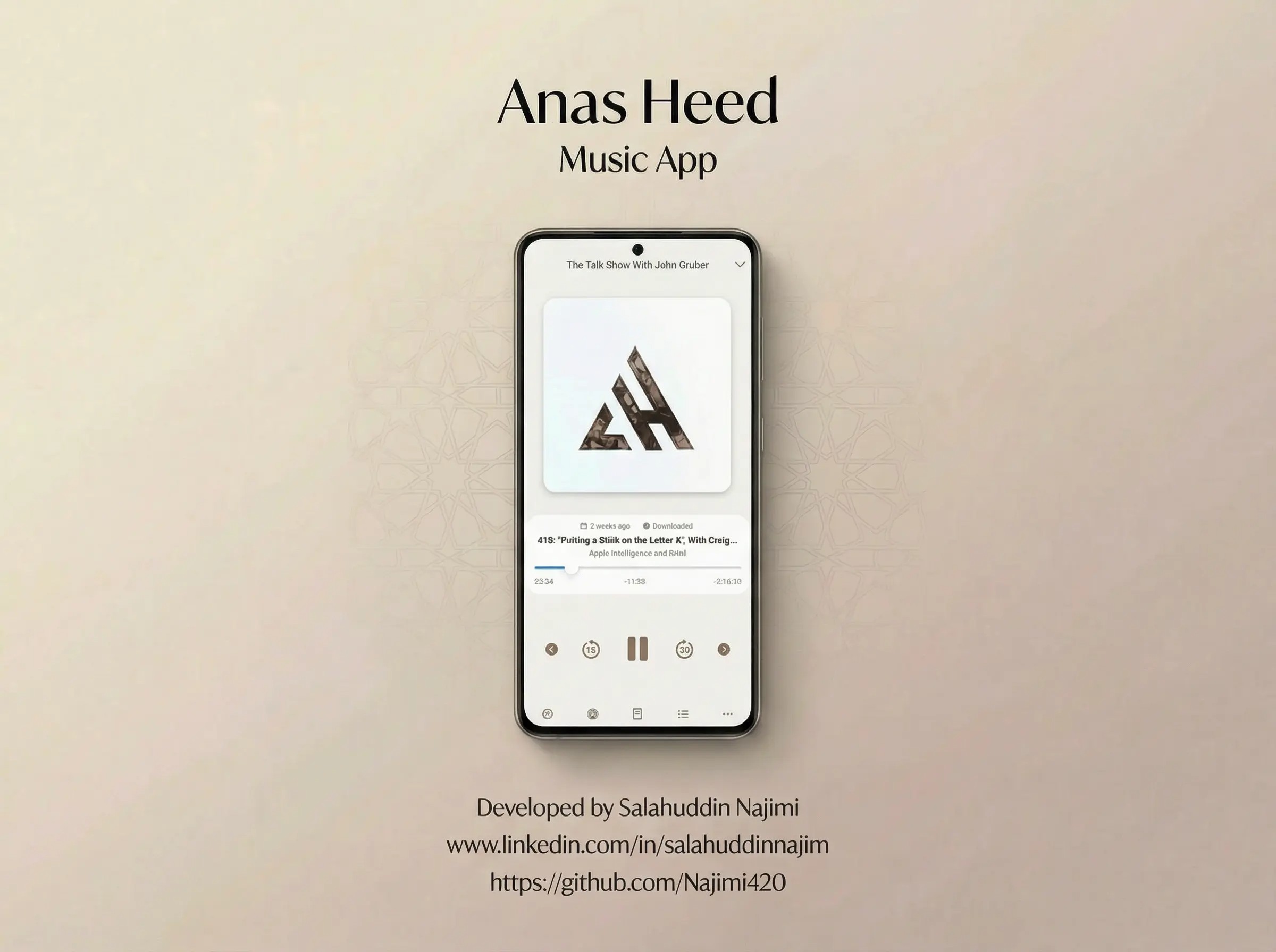 Anas Heed – Music App